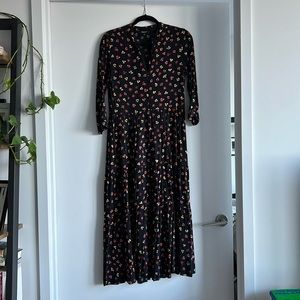 Madewell Long Tiered Dress
